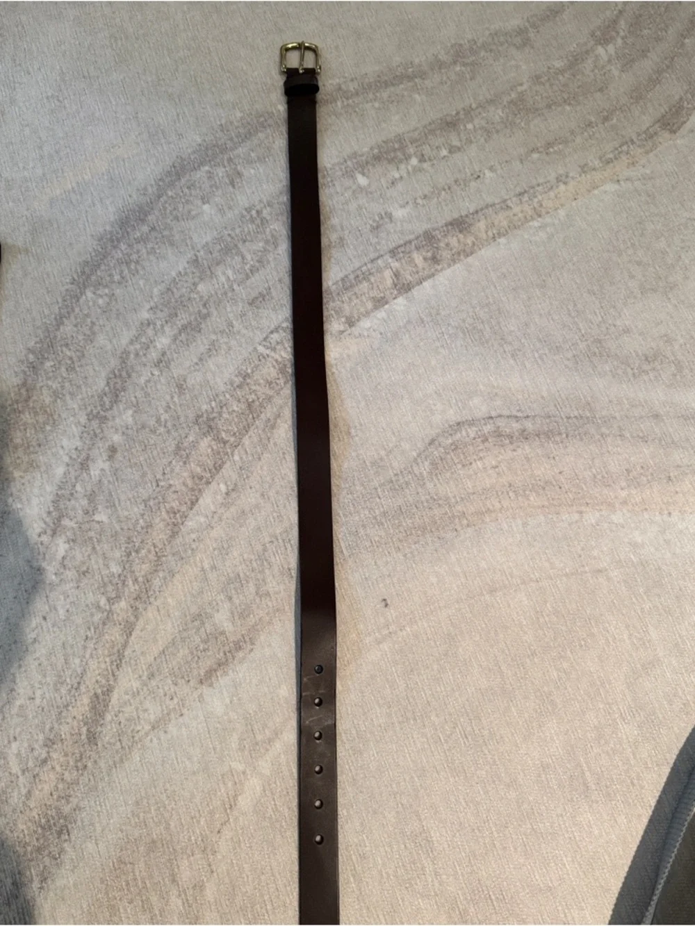 GAP Brown Kids Leather Belt with Silver Buckle
